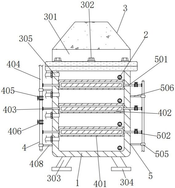 一种石墨化炉新型温区隔离结构的制作方法