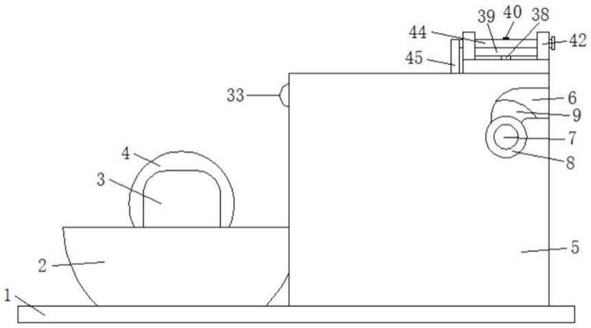 一种可对余料回收的涂覆式抗静电剂涂覆机的制作方法