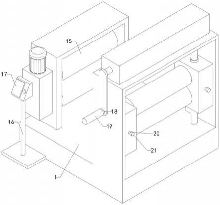 一种纸盒制造用覆膜机的防纸张卷曲装置的制作方法