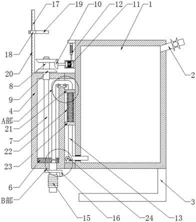 一种甲基磺酰氯加工用液体原料定量添加装置的制作方法