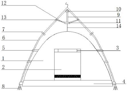 一种无需借助工具进行安装的户外帐篷的制作方法