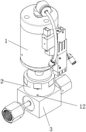 一种适用空气泵的隔膜阀的制作方法