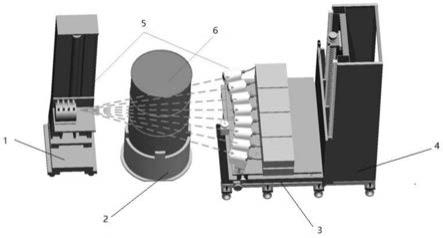 扇形NaI(Tl)探测器阵列TGS透射图像的重建方法