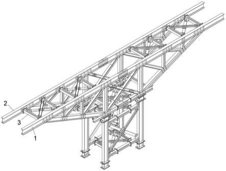 一种用于大悬臂盖梁信息化施工的型钢支撑架的制作方法