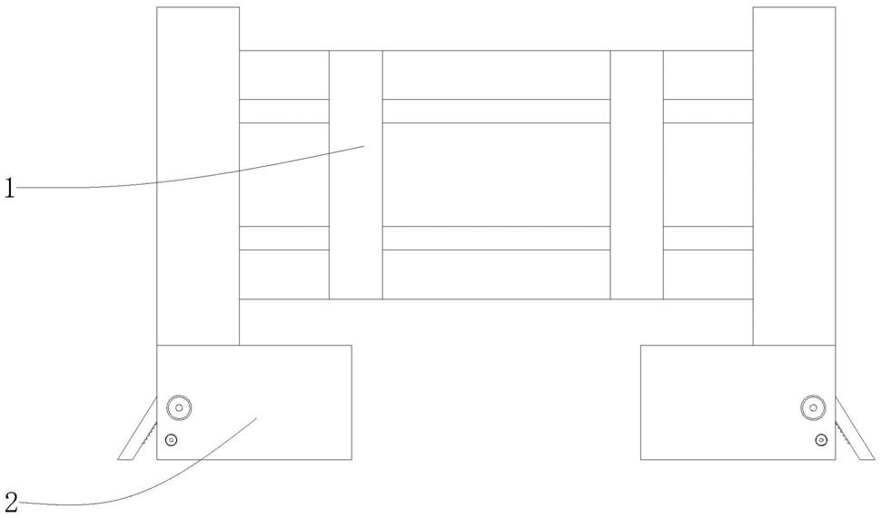 一种市政施工用移动式防护栏的制作方法