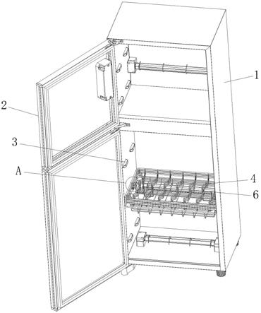 一种防止层架滑动的消毒柜封装结构的制作方法