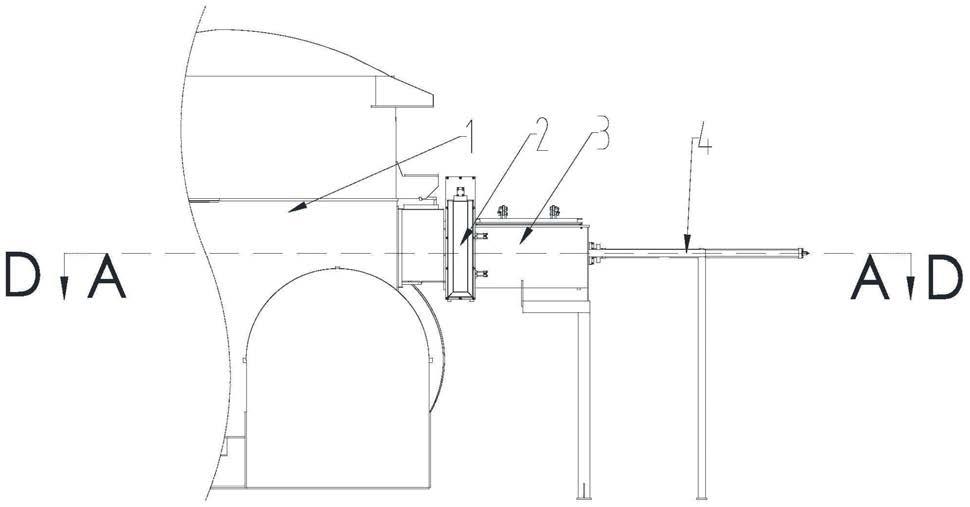 真空感应炉的过渡流槽装置的制作方法