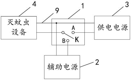 用于灭蚊虫设备的辅助电源接口装置及灭蚊虫设备的制作方法