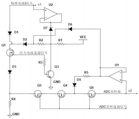 一种用于多路电阻高精度测量的低漏电流选通开关电路的制作方法