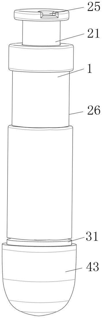 一种侧推式宫颈采样器的制作方法