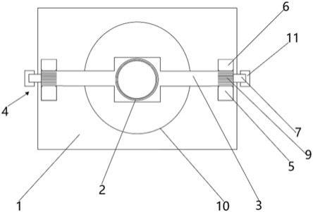 一种用于观察定径模的旋转支架的制作方法