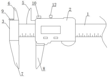 一种量爪可调节更换的数显卡尺的制作方法