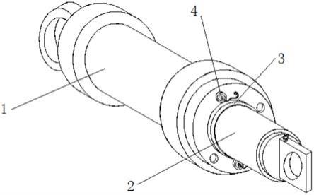 一种内置弹簧压缩缓冲结构的液压油缸的制作方法