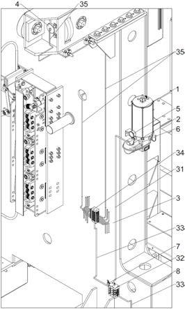 一种双立柱堆垛机自动集中润滑装置的制作方法