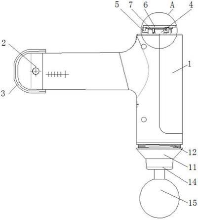 一种方便拆卸安装按摩头的筋膜枪的制作方法