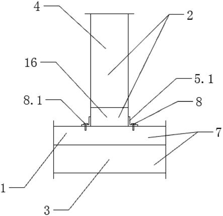 一种外墙与内墙的全栓接节点连接结构的制作方法