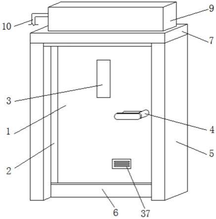 一种具有报警和应急功能的建筑防火门的制作方法