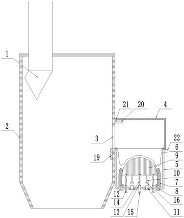 一种带式输送机下料漏斗用机械式堵料开关的制作方法