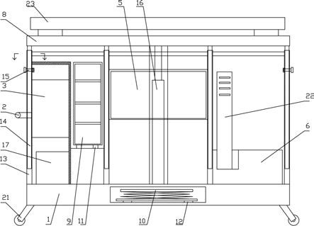 扩展式科普勾臂箱的制作方法