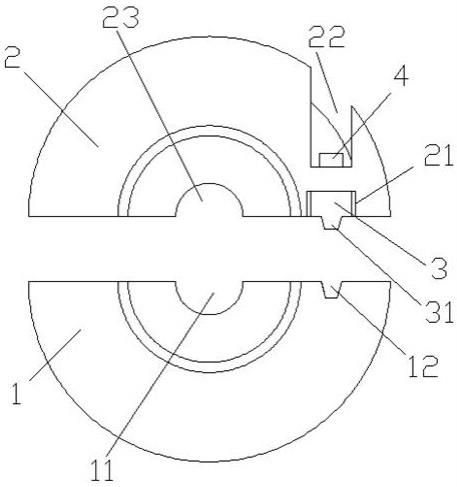 一种定位可调式瓶口模具的制作方法