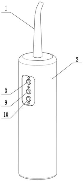 一种便捷调整冲水力度的洗牙器的制作方法