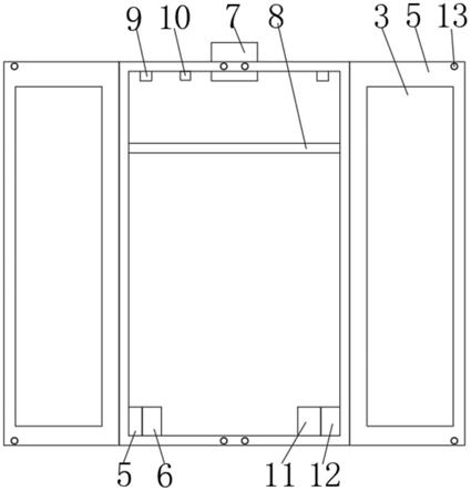 一种具有对开内镜的家具的制作方法