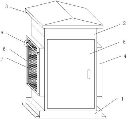 一种具有除尘和散热结构的配电柜的制作方法