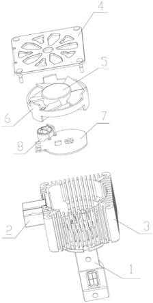 一种直插式内置驱动器的一体化LED灯装置的制作方法