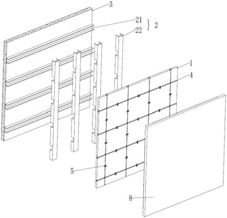 一种木饰面板点挂式安装设计结构的制作方法