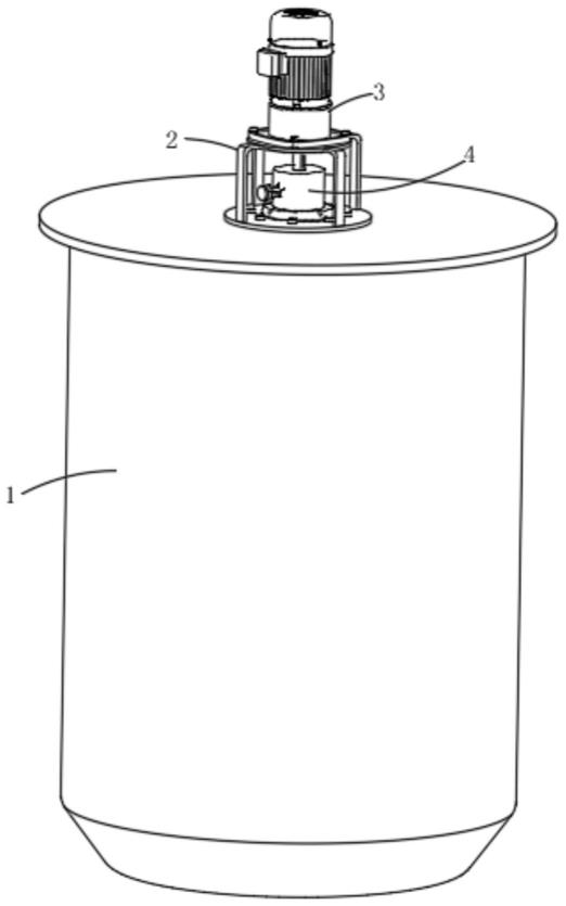 一种用于湿摩擦牢度提升剂生产的搅拌装置的制作方法