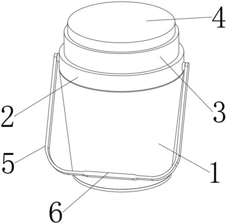 一种涂料生产灌装用涂料桶的制作方法