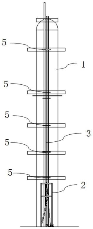 一种垂直管线的安装设备的制作方法