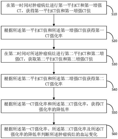 肿瘤血运变化的影像学测量方法及装置与流程