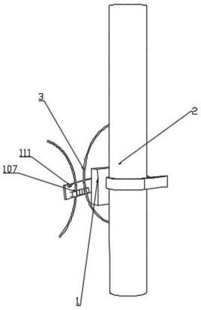 一种透析管路固定装置的制作方法