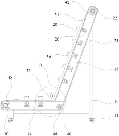 一种稳定土拌合站用物料提升装置的制作方法