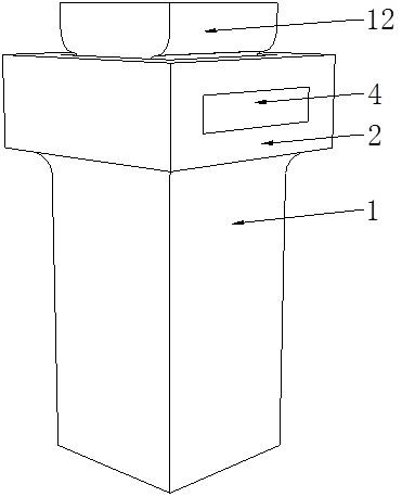 一种粮仓建造用柱帽联结加固式梁板结构的制作方法