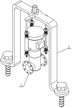 一种立式泵的安装结构的制作方法