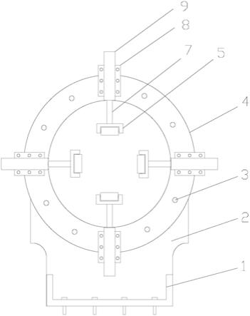 一种管材行进支撑架的制作方法