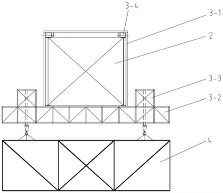 大跨度八字形桁架结构料场施工方法与流程
