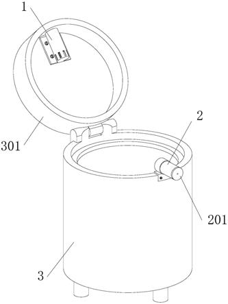 一种压力容器快开门横移式安全联锁装置的制作方法