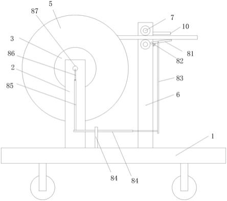 一种建筑工程用电线放线机构的制作方法