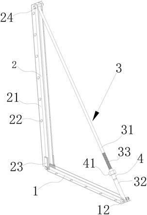 一种预制墙体安装斜撑的制作方法