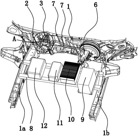 一种电动汽车制动系统管路的布置结构的制作方法