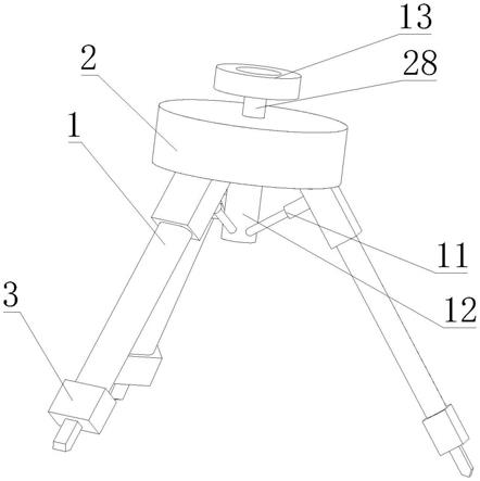一种调平对准三脚架的制作方法