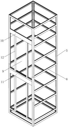 组合型电梯井架的制作方法