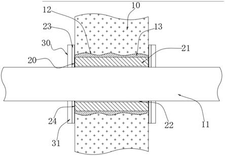 一种建筑结构用管道穿墙密封装置的制作方法