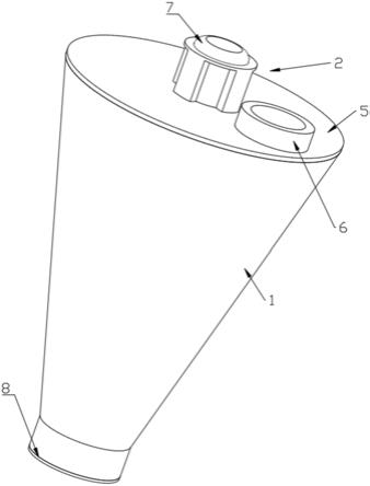 一种用于抗静电高分子材料的混料斗保护器的制作方法