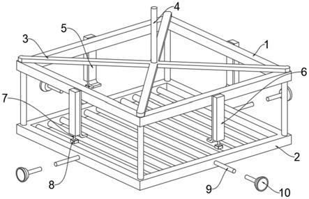 一种抛丸机用铸件悬挂架的制作方法