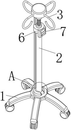 一种具有升降功能的护理科输液支架的制作方法