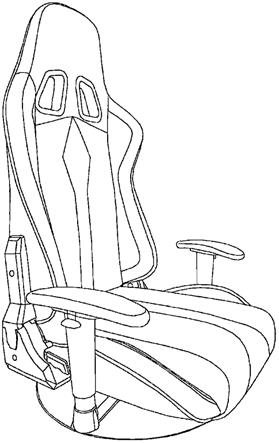 一种新型旋转式电竞座椅的制作方法